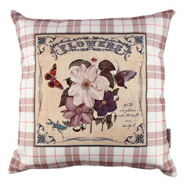 Aberto Design Cojín Multicolor 43 x 43 cm